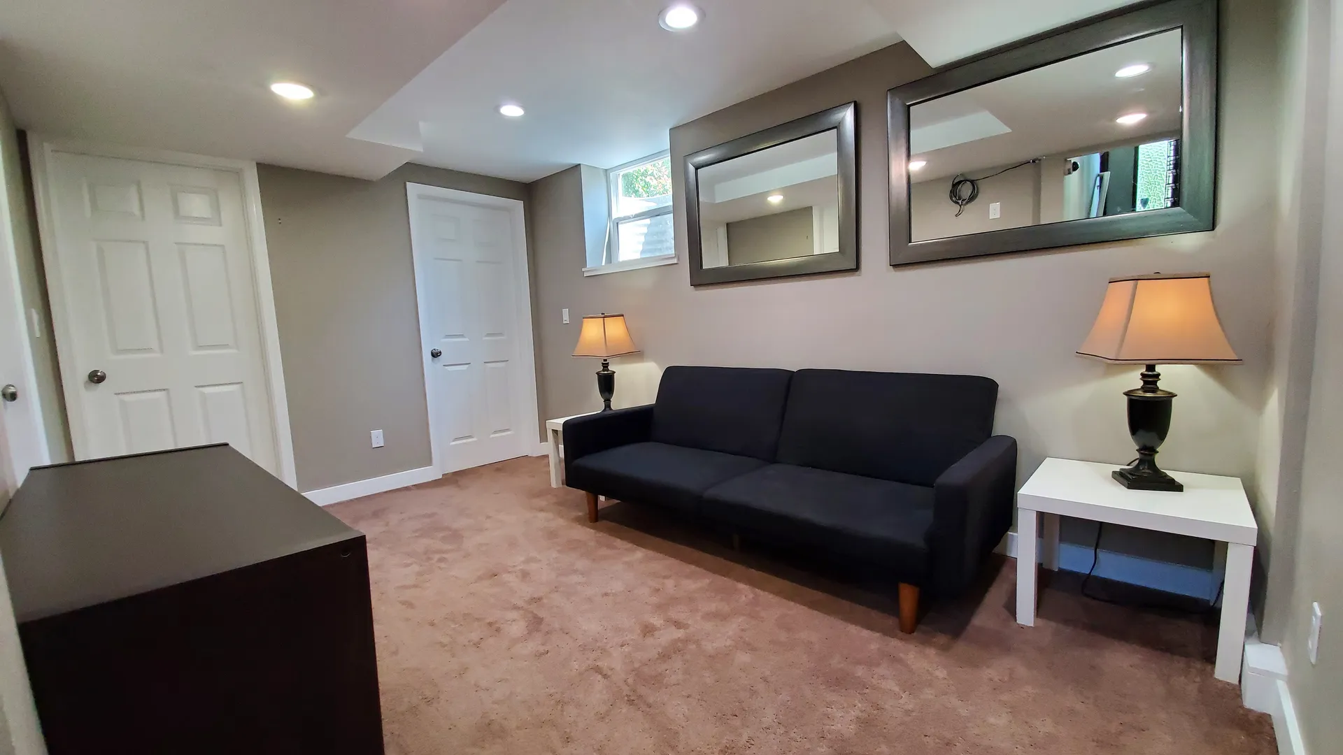 2nd seating area on lower floor another angle