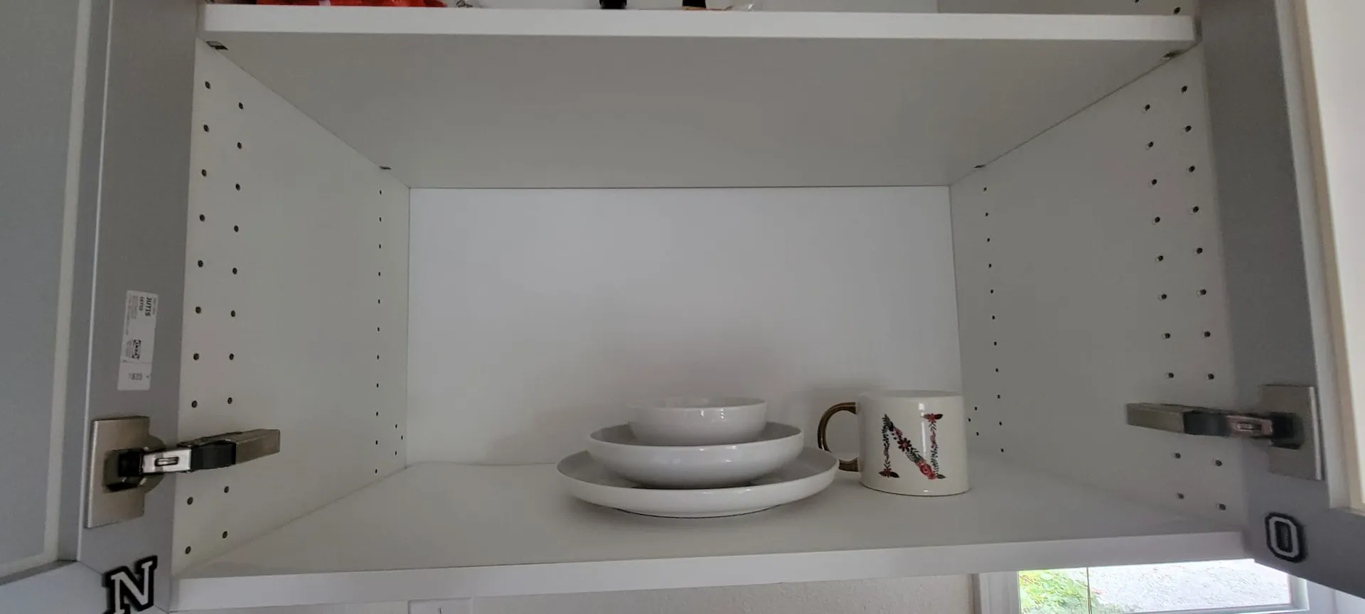 Individual kitchen utensils (labeled to each room)