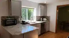 Kitchen with Marble Counter Top