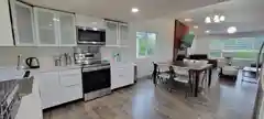 Modern kitchen with new appliances