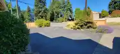 Parking space on the driveway