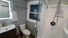 Spacious bathroom 1 with natural light