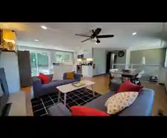 Spacious kitchen area (day)