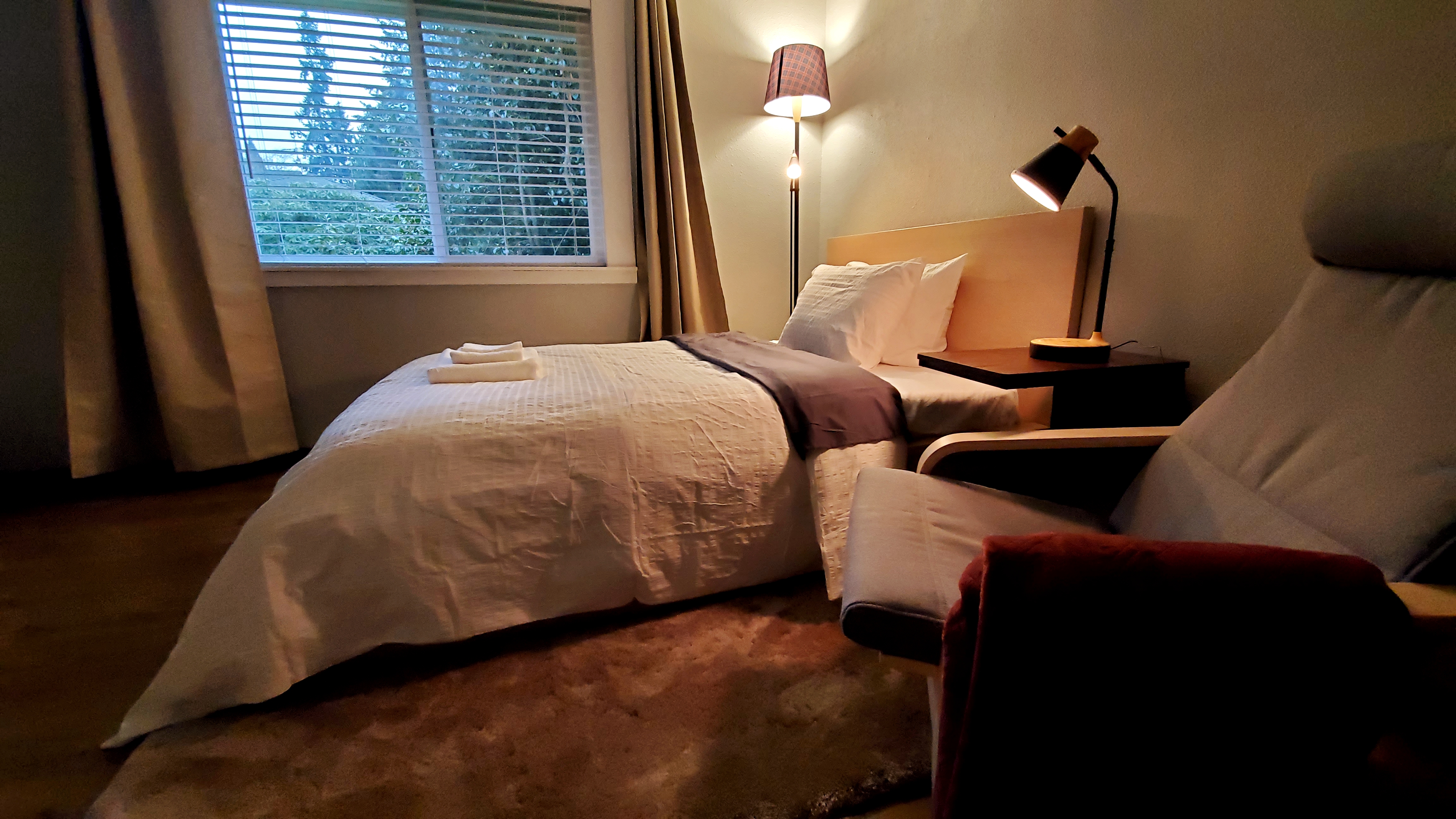 Warm and cozy bedroom